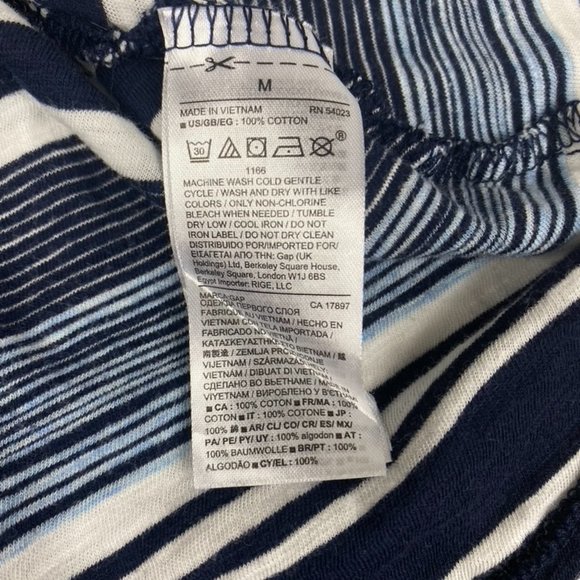 Gap Blue Tones Striped Shirt Size Medium - Picture 7 of 8